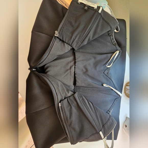 Neimen Marcus Halston Heritage Strapless Mini Cocktail Dress Chain Piping Size 6 - Picture 5 of 9